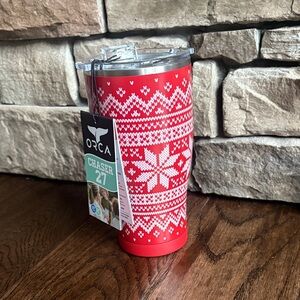 Orca Chaser 27 ounce red sweater mug